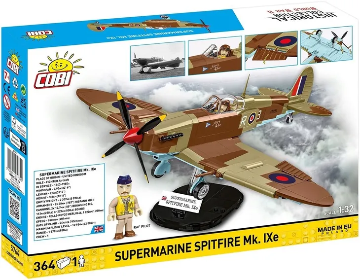 klocki-cobi-5764-samolot-supermarine-spitfire-mk-ixe-bohater-brak