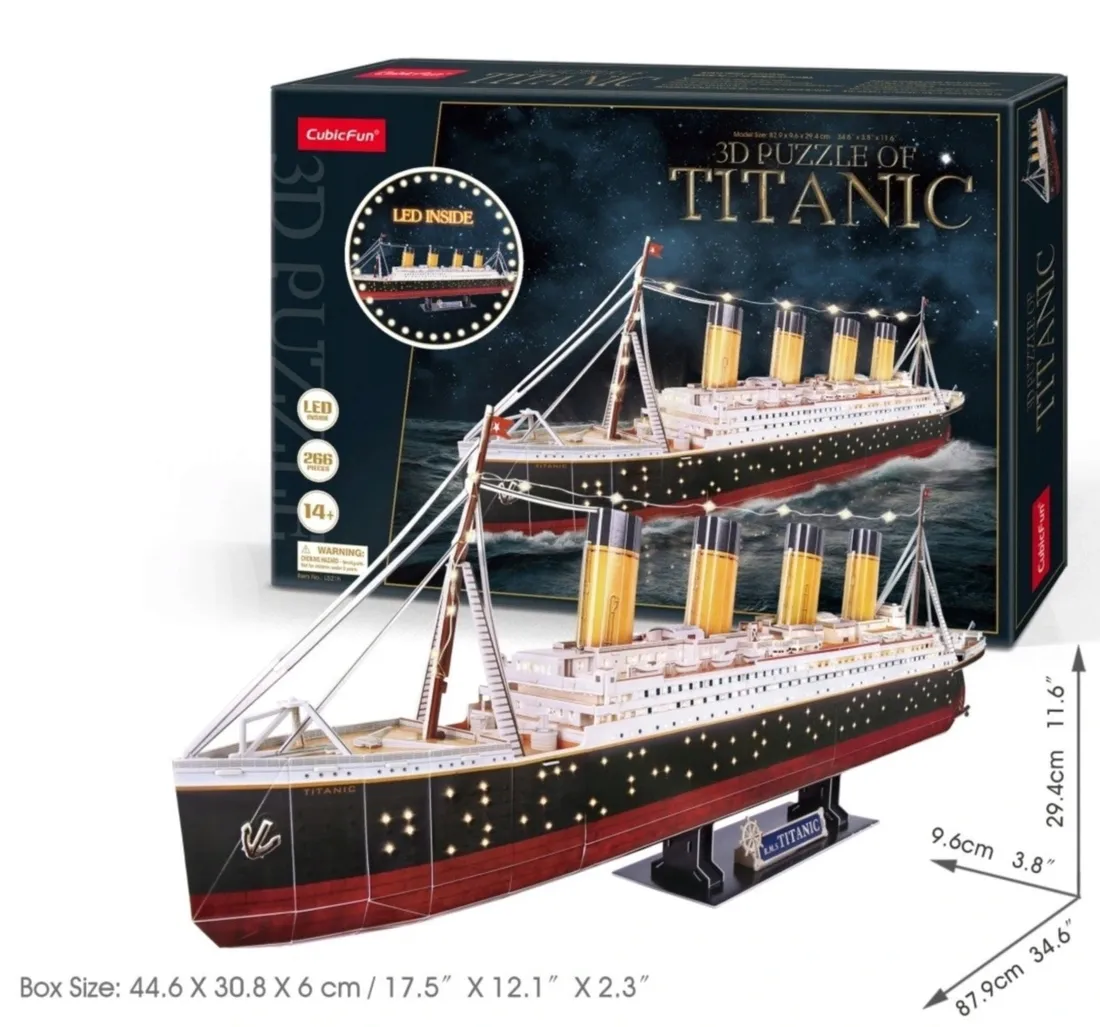 puzzle-3d-cubic-fun-led-titanic-266-elementow-kod-producenta-dnt205218