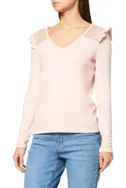 sweter-damski-naf-naf-betty-rozowy-z-falbankami