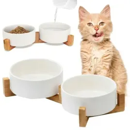 miska-podwojna-dla-kota-miski-ceramiczne-na-stojaku-bambusowym-2x400ml