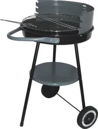 grill-ogrodowy-okragly-weglowy-z-polka-i-kolkami