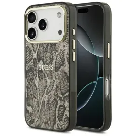 etui-guess-python-pattern-magsafe-na-iphone-17-pro-max-brazowe