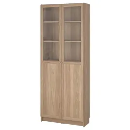 ikea-billy-oxberg-regal-drzwi-szklane-imit-debu-80x30x202-cm