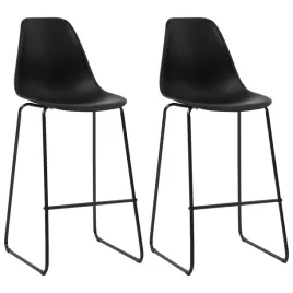 hokery-barowe-2-szt-czarne-plastikowe-siedzisko-metalowe-nogi-48x57x112