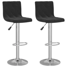 stolki-barowe-aksamitne-czarne-40x43x90-111-cm