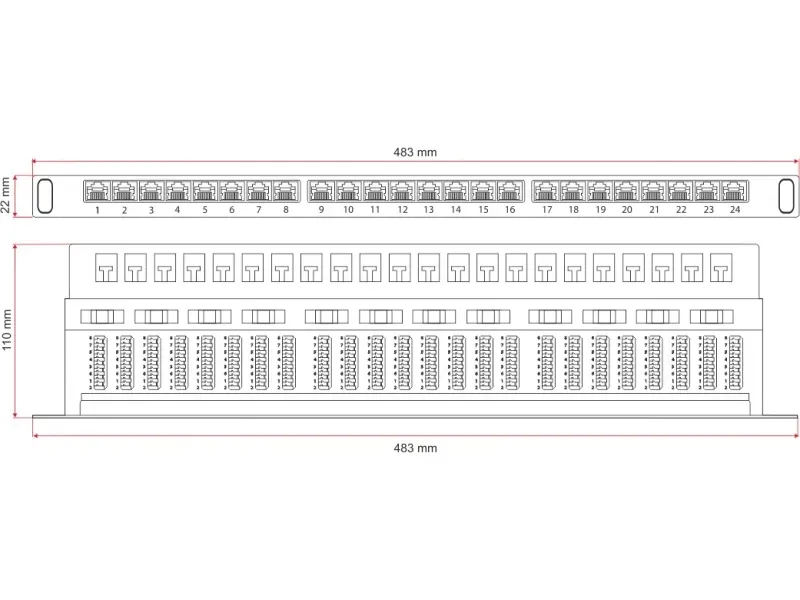 patch-panel-optimum-utp-kat-6-24-porty-lsa-0-5u-stan-nowy