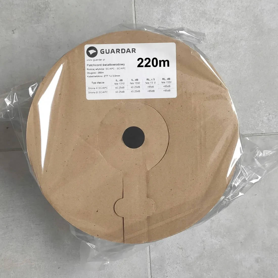 patchcord-swiatlowod-sc-apc-simplex-sm-drop-220m-stan-nowy