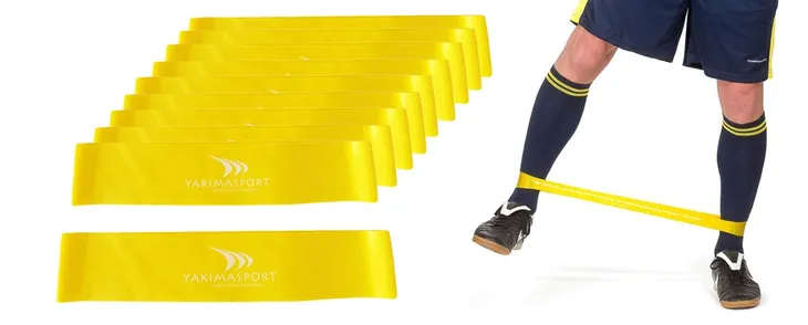 Guma fitness zestaw 20 gum Żółte mały opór