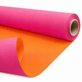 papier-kraft-duo-fuksja-pomaracznowy-79cm-x-40m-ozdobny-papier-pakowy