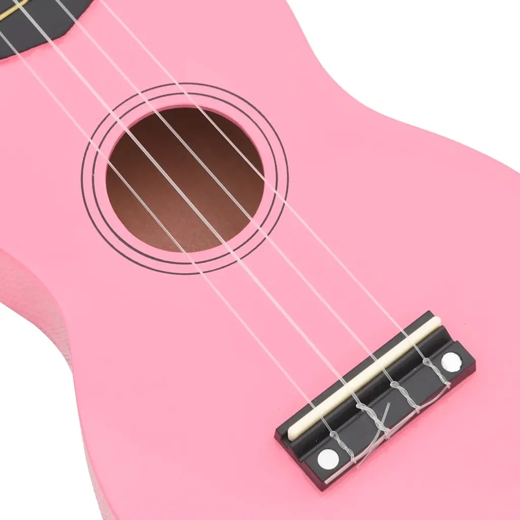 pink-soprano-ukulele-set-23-with-case-and-picks