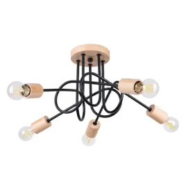 zyrandol-ember-5-czarny-czarny-naturalne-drewno-minimalistyczny-lampa