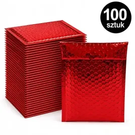 koperta-metaliczna-140x170mm-b6-czerwona-koperta-wysylkowa-100-sztuk
