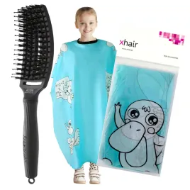 xhair-peleryna-do-strzyzenia-dla-dzieci-szczotka-do-rozczesywania-wlosow