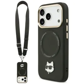 etui-karl-lagerfeld-big-strap-choupette-metal-logo-magsafe-na-iphone-17-pro