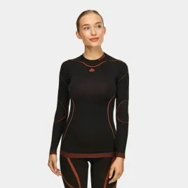 bluza-termoaktywna-damska-alpinus-pro-lillehammer-czarno-pomaranczowa-ao1