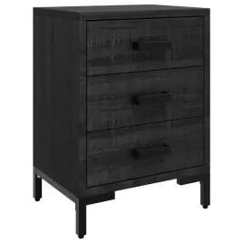 vintage-nightstand-cabinet-black-40x30x55cm-solid-pinewood-metal-legs