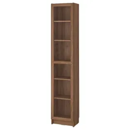 ikea-billy-oxberg-regal-brazowy-orzech-szklo-bezbarwne-40x30x202-cm
