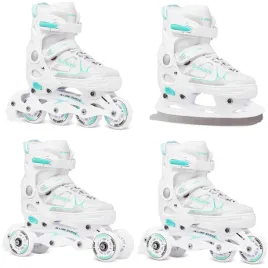 rolki-wrotki-lyzwy-figurowe-4w1-regulowane-raven-spirit-white-mint-33-36