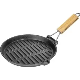 patelnia-browin-okragla-24cm-zeliwna-czarna-nowosc