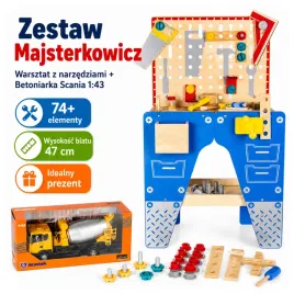 duzy-zestaw-majsterkowicz-warsztat-ze-stolem-monterskim-betoniarka-scania