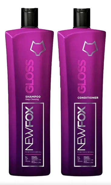Fox Gloss Keratin Hair Treatment Zestaw Shampoo + Odżywka 2×1000 ml