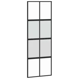 drzwi-przesuwne-czarne-76x205-cm-szklo-hartowane-aluminium