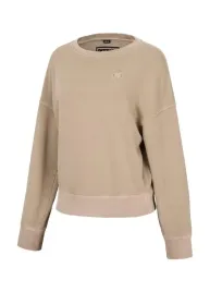 pitbull-west-coast-bluza-damska-crewneck-washed-manzanita-piaskowa-xs-s