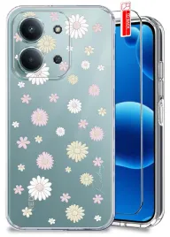 etui-do-xiaomi-redmi-15c-wzory-wiosenne-wiosna-kwiaty-clear-case-szklo