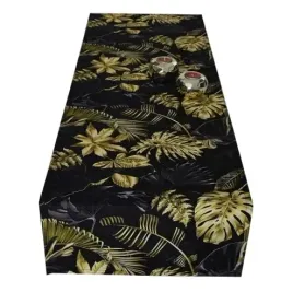 bieznik-panama-zlote-liscie-monstera-40x140