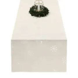 sniezki-bieznik-wodoodporny-velvet-40x160cm-offwhite-ze-srebrnym-zdobieniem
