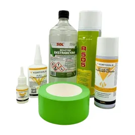 zestaw-klej-tasma-kortools-tasma-zielona-5cm-x-50m-klej-100g