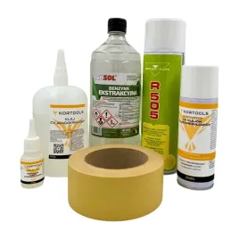 zestaw-klej-tasma-kortools-tasma-zolta-5cm-x-50m-klej-500g