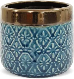 oslonka-ceramiczna-turkus-zloto-10x11cm