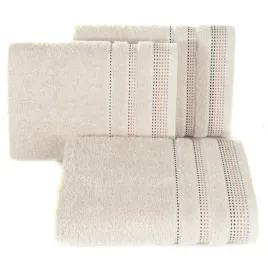recznik-eurofirany-50x90cm-frotte-100percent-bawelna-kremowy-chlonny-500g-01-krem