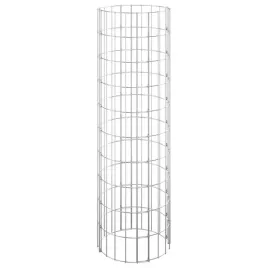 okragly-slup-gabionowy-galwanizowana-stal-o30x100-cm