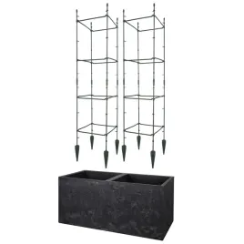 doniczka-donica-podwojna-beton-antracyt-podpory-drabinki-do-roslin-29x29-cm