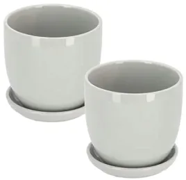 2x-doniczka-z-podstawka-o-20-cm-oslonka-ogrodowa-ceramiczna-na-kwiaty-szara