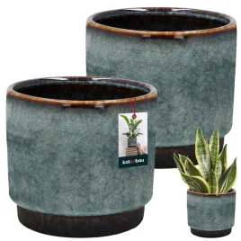 2x-doniczka-donica-ceramiczna-szkliwiona-vintage-ozdobna-elegancka-14x13-cm