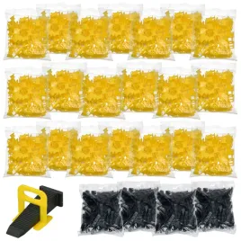 system-poziomowania-plytek-duzy-zestaw-klipsy-1-mm-2000-szt-kliny-400-szt
