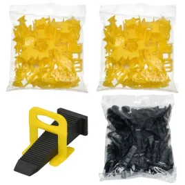 system-poziomowania-plytek-duzy-zestaw-klipsy-1-mm-200-szt-kliny-100-szt
