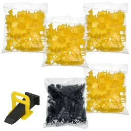 system-poziomowania-plytek-duzy-zestaw-klipsy-1-mm-400-szt-kliny-100-szt