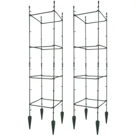 2x-drabinka-podpora-kwadratowa-do-roslin-pnacych-modulowa-zielona-29x29-cm