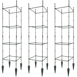 3x-drabinka-podpora-kwadratowa-do-roslin-pnacych-modulowa-zielona-29x29-cm