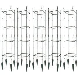 5x-drabinka-podpora-kwadratowa-do-roslin-pnacych-modulowa-zielona-21x21-cm