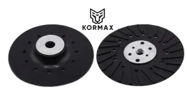 dysk-do-fibry-125mm-m14-twardy-zebrowany-plaski-przystawka-mocujaca-kormax