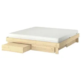 ikea-glamberget-rama-lozka-sosna-akrehamn-srednio-twardy-160x200-cm
