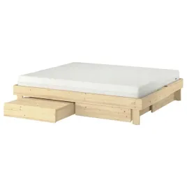 ikea-glamberget-rama-lozka-z-pojemnik-akrehamn-srednio-twardy-140x200-cm