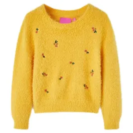 sweter-dzieciecy-z-dzianiny-ochra-92