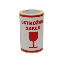 etykiety-100x100mm-ostroznie-szklo-1000szt