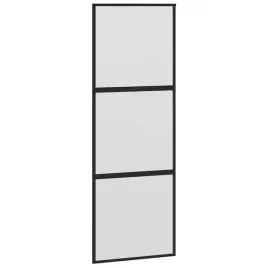 czarne-przesuwne-drzwi-szklane-76-x-205-cm-matowe-szklo-aluminium